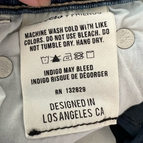 Lovers & Friends Mid Rise Skinny Ripped Jeans Size 28 - Picture 10 of 11